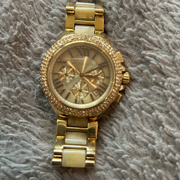 Michael Kors Camille Gold Dial Gold Steel Strap Watch for Women - MK5902 - Picture 4 of 11